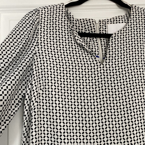 Black and White Print Dress - Picture 2 of 5